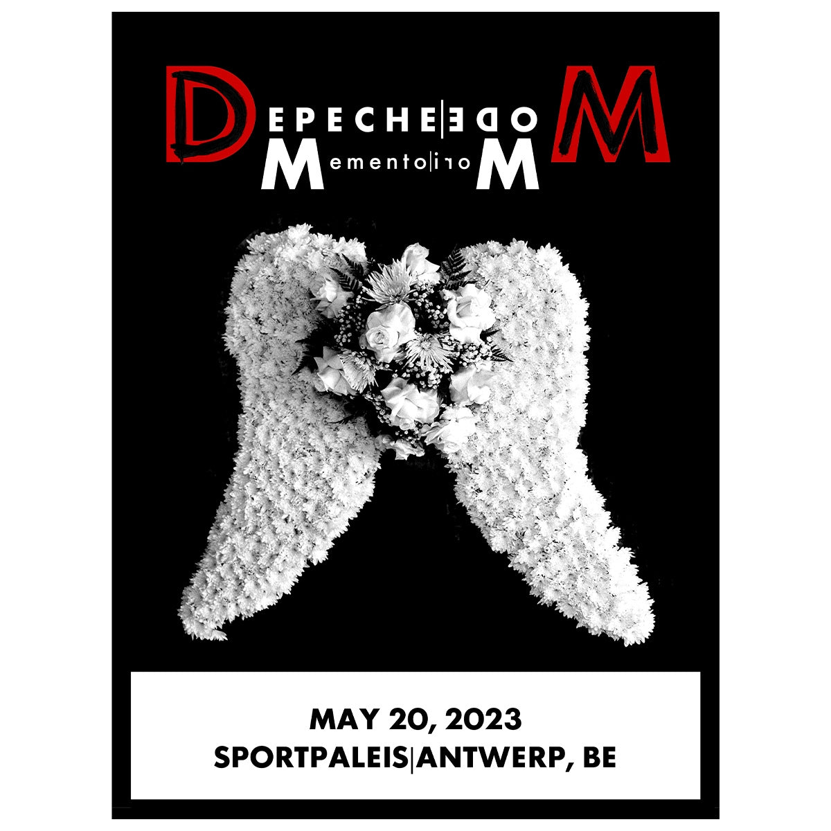 Antwerp May 20th Depeche Mode Tour 2023 Poster - Limited Edition
