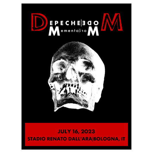 Bologna July 16th Depeche Mode Tour 2023 Poster - Limited Edition