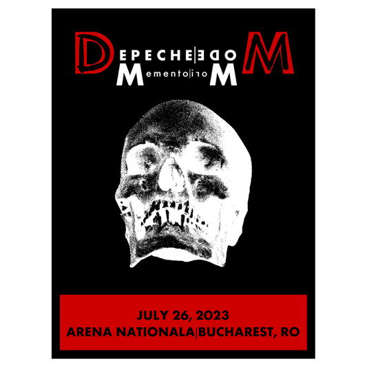 Bucharest July 26th Depeche Mode Tour 2023 Poster - Limited Edition