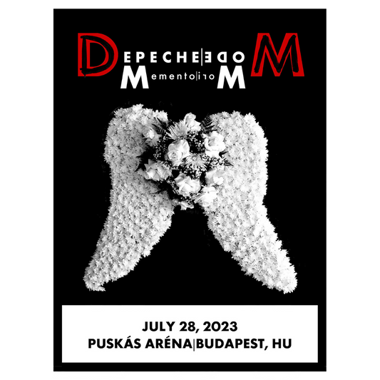 Budapest July 28th Depeche Mode Tour 2023 Poster - Limited Edition