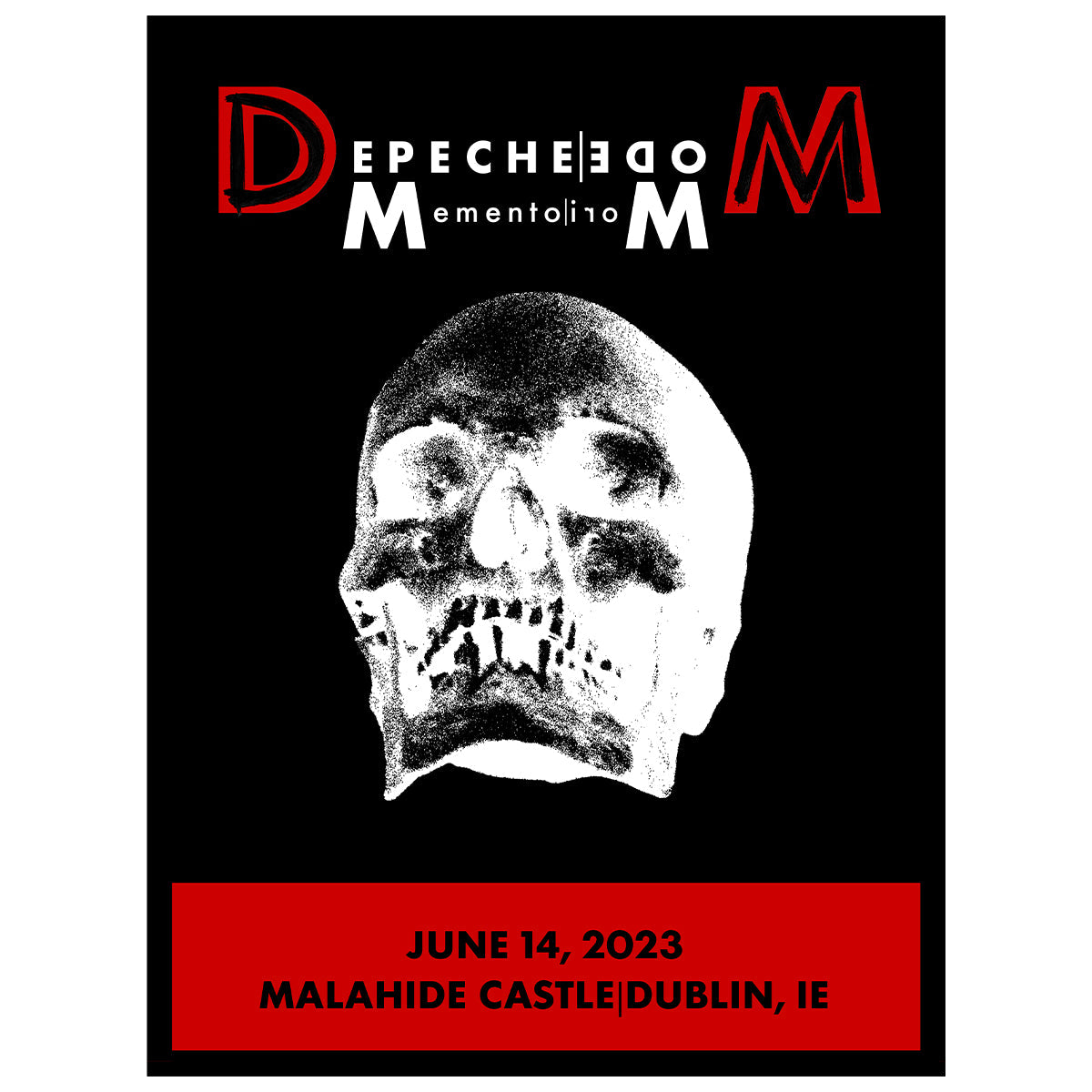 Dublin June 14th Depeche Mode Tour 2023 Poster - Limited Edition