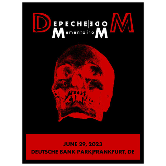 Frankfurt June 29th Depeche Mode Tour 2023 Poster - Limited Edition