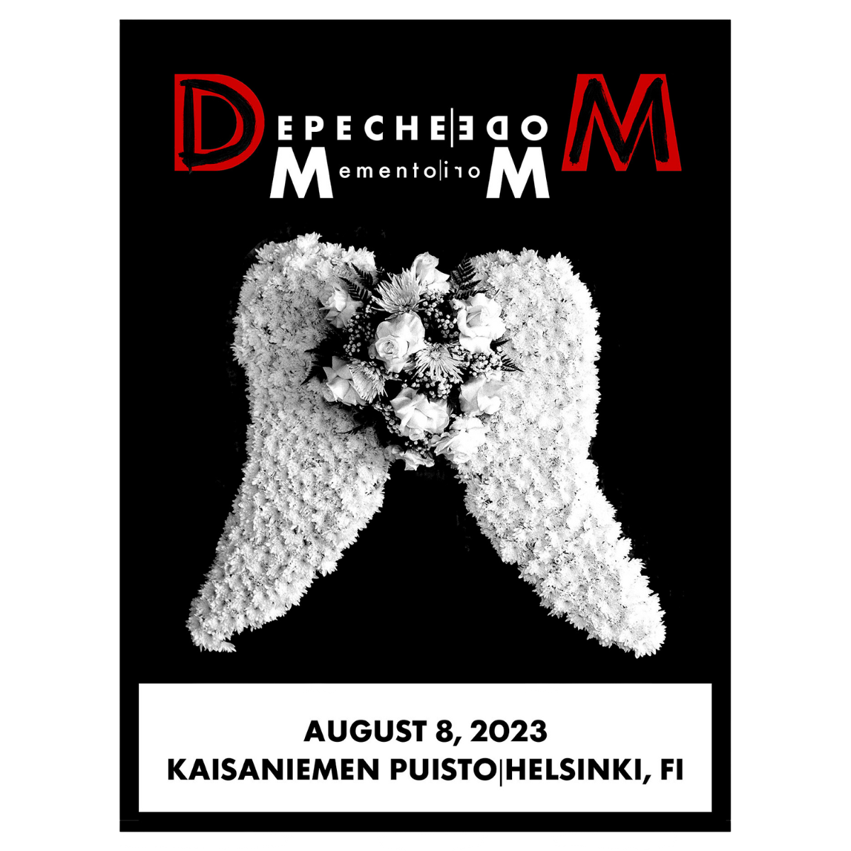 Helsinki August 8th Depeche Mode Tour 2023 Poster - Limited Edition