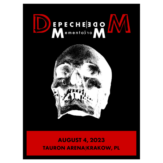 Krakow August 4th Depeche Mode Tour 2023 Poster - Limited Edition