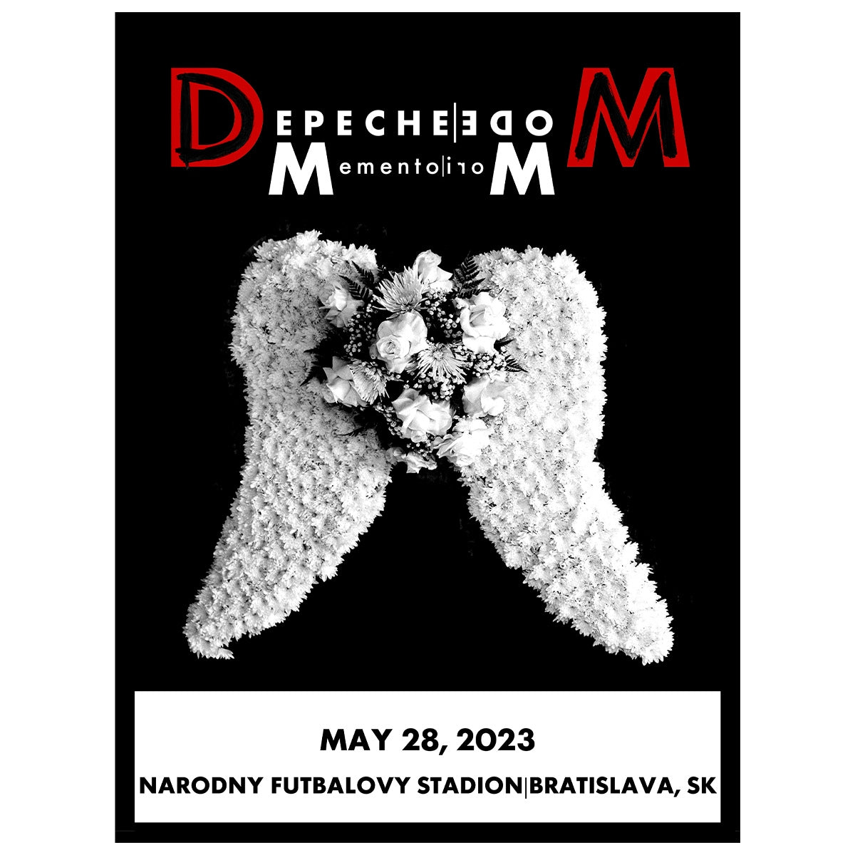 Bratislava May 28th Depeche Mode Tour 2023 Poster - Limited Edition